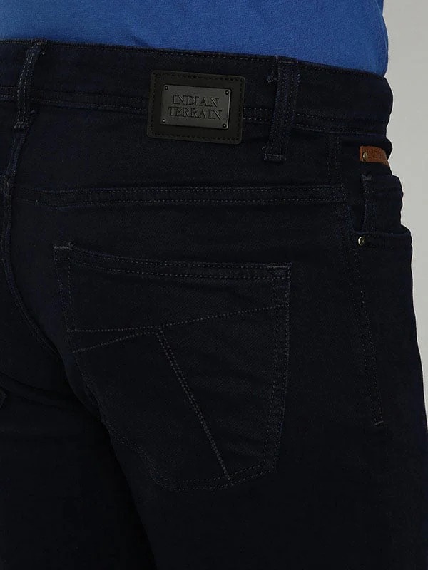 Indian Terrain Men Dark Blue Jeans